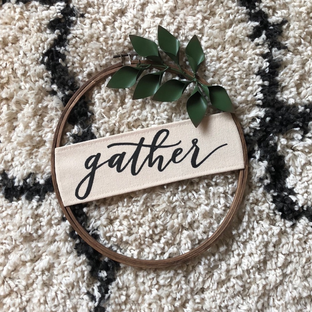 Gather sign from Hobby Lobby NWOT